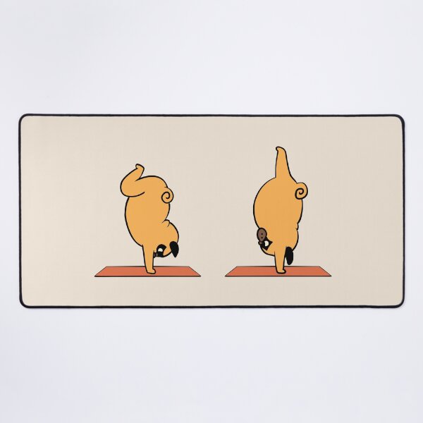 Item preview, Pug Yoga Handstand designed and sold by Huebucket.