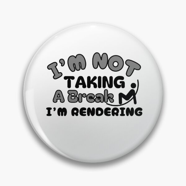 Item preview, I'm Not Taking A Break I'm Rendering Editing Funny Video Editor Essential T-Shirt designed and sold by Marialoca.