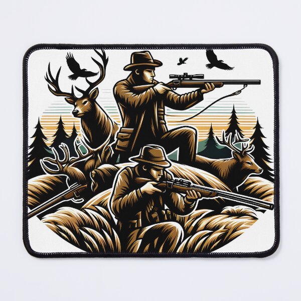 Item preview, Fearless Hunters Hunting in Jungle designed and sold by vectorillus.