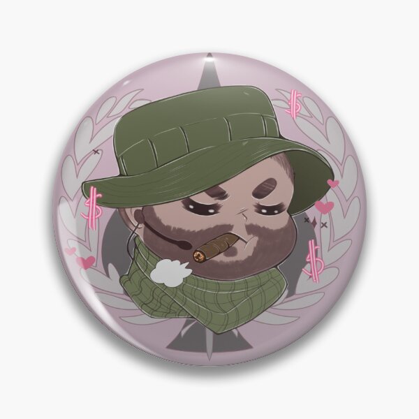 Item preview, chibi Price button MW2 designed and sold by DoomLoli.