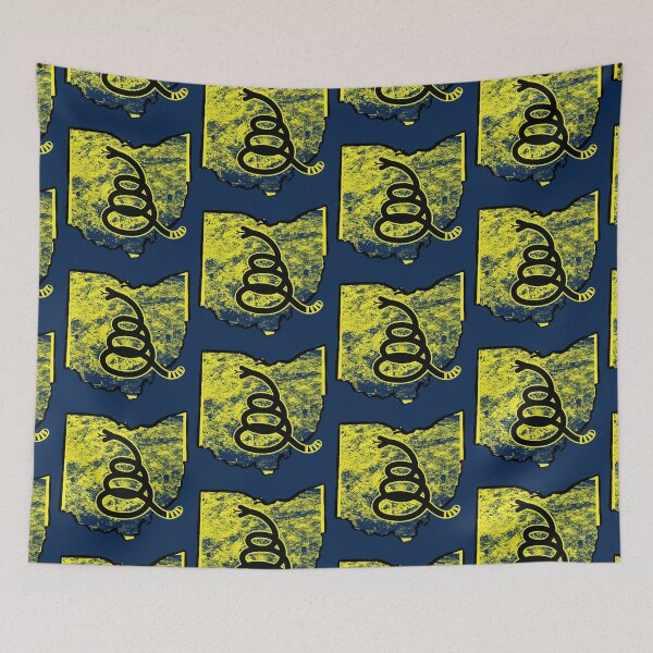 Item preview, DONT TREAD ON ME - Modern Gadsden Snake Flag OHIO designed and sold by pelagio.