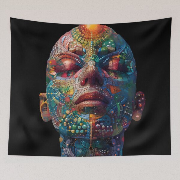 Item preview, Cyber Mirage: A Kaleidoscope of Illusions designed and sold by AI-Only Creations.