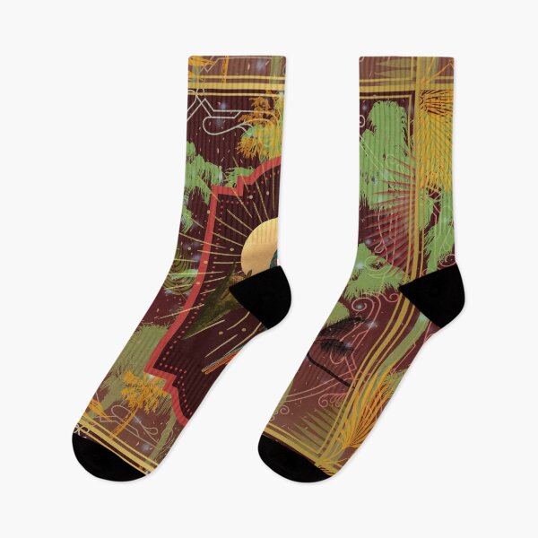 Item preview, Copy of Parrot and palms at evening, sky fall of stars, exotic vibes designed and sold by Sugar Wisdom .