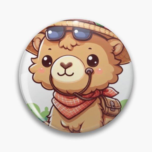 Item preview, Camel with straw hat designed and sold by Kenji11.