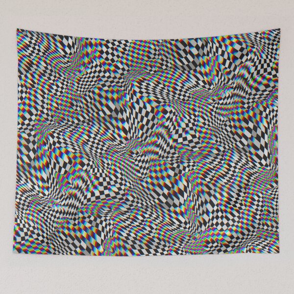Item preview, Checkered glitch pattern designed and sold by ARTenyo.