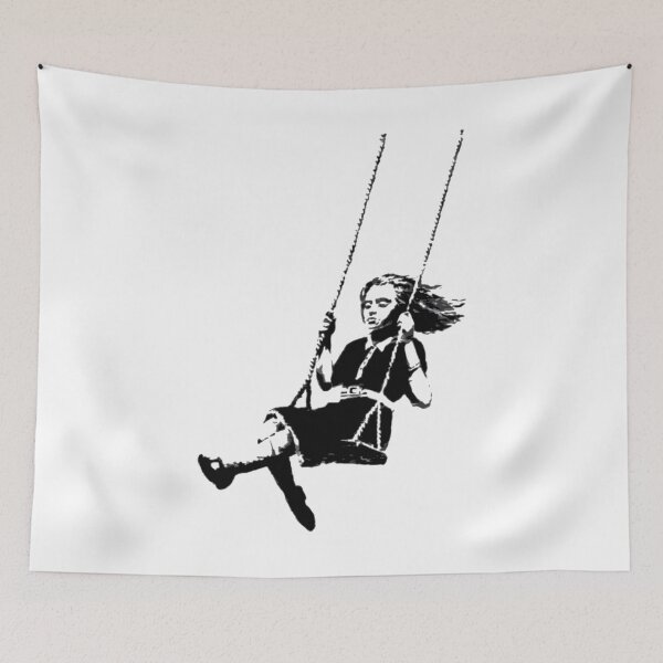 Item preview, Girl on Swing designed and sold by QuirkByLgnatius.