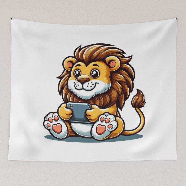 Item preview, Laughing Royalty: Redbubble's Humorous Lion Design designed and sold by maheart83.