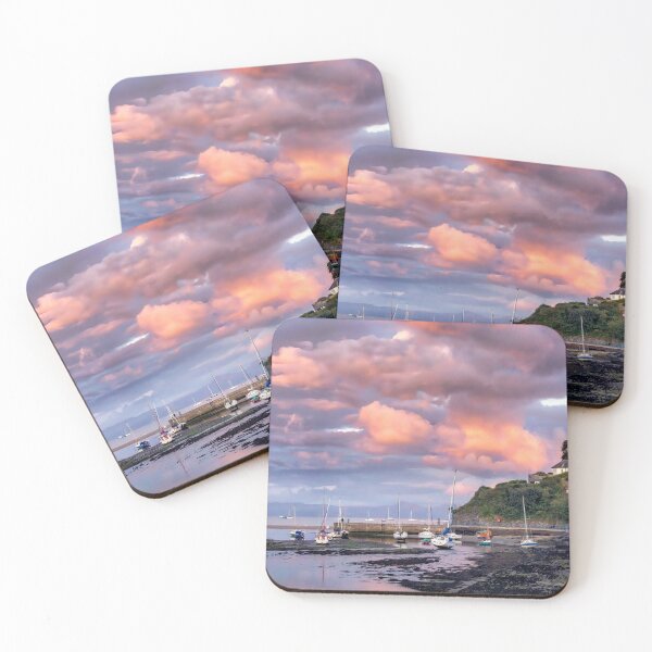 Item preview, Abersoch outer harbour with rainbow at sunset OHRCL designed and sold by Turtle  Photography.