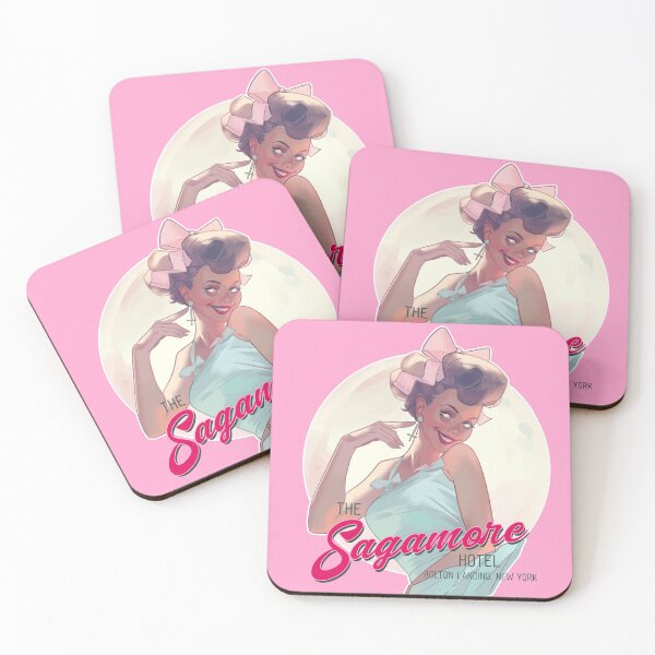 Item preview, Sagamore haunted hotel sticker designed and sold by vlepkaaday.