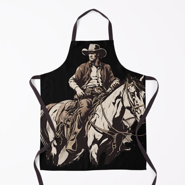 Item preview, Cowboy and his Horse Montana rancher designed and sold by CyberArtistOne.