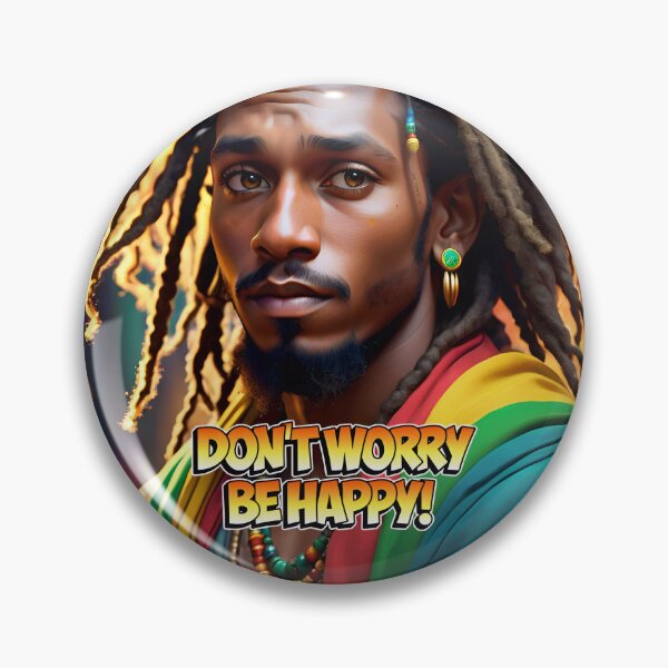 Artikelvorschau, Don't Worry Be Happy Rasta Man entworfen und verkauft von TheArtOfPat.