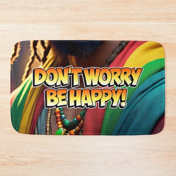 Item preview, Don't Worry Be Happy Rasta Man designed and sold by TheArtOfPat.