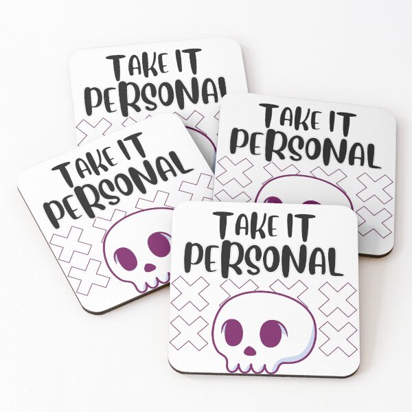 Item preview,  take it personal black designed and sold by darkthings design.