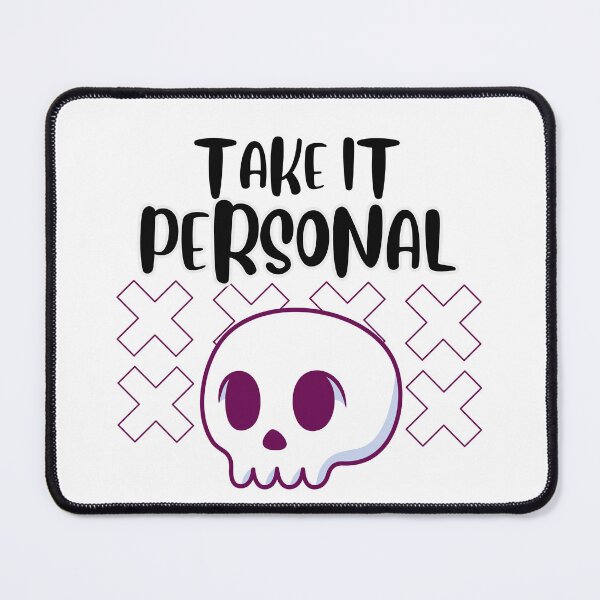 Item preview, take it personal black designed and sold by darkthings design.