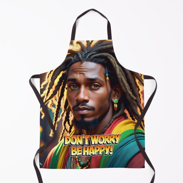 Item preview, Don't Worry Be Happy Rasta Man designed and sold by TheArtOfPat.