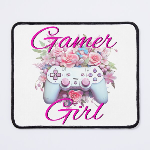 Item preview, Pink Flowery Gamer Girl Playstation Video Game Controller designed and sold by Pixels2Patterns.
