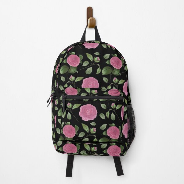 Item preview, The Camellia pattern 2 black designed and sold by AnnCamellia.