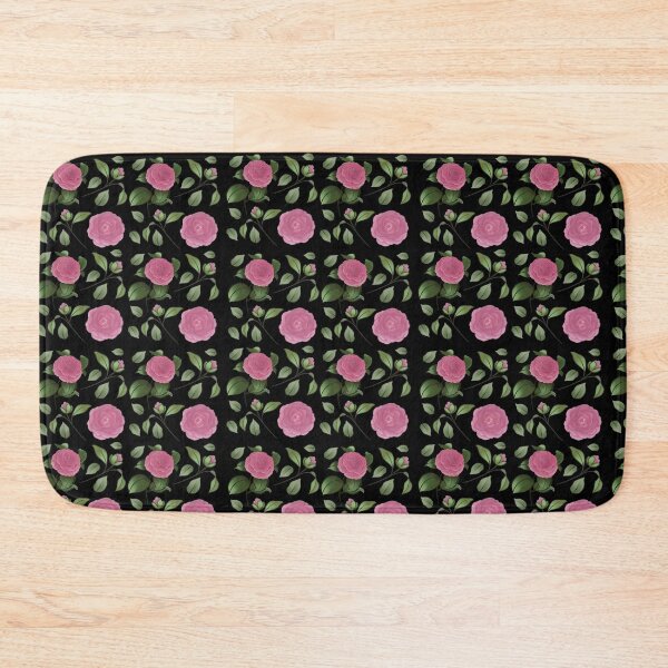 Item preview, The Camellia pattern 2 black designed and sold by AnnCamellia.