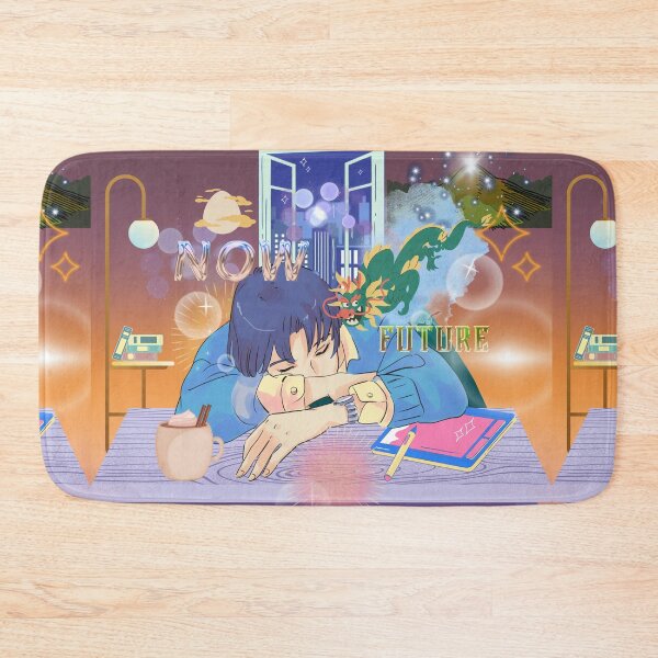 Item preview, A boy having a vivid dream fall asleep in his office room, anime and manga, fantasy world, creative work,  designed and sold by Sugar Wisdom .