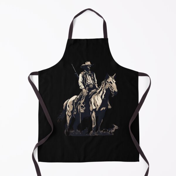 Item preview, Cowboy and his Horse Montana rancher designed and sold by CyberArtistOne.