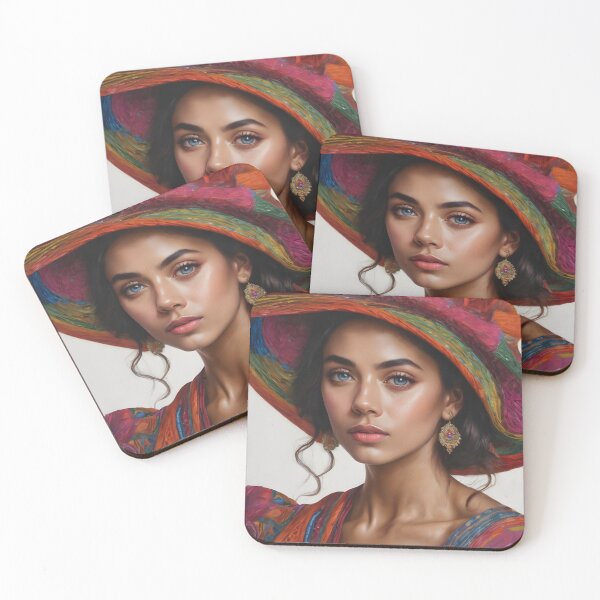 Item preview, Beautiful woman with a hat designed and sold by Imagine2024.