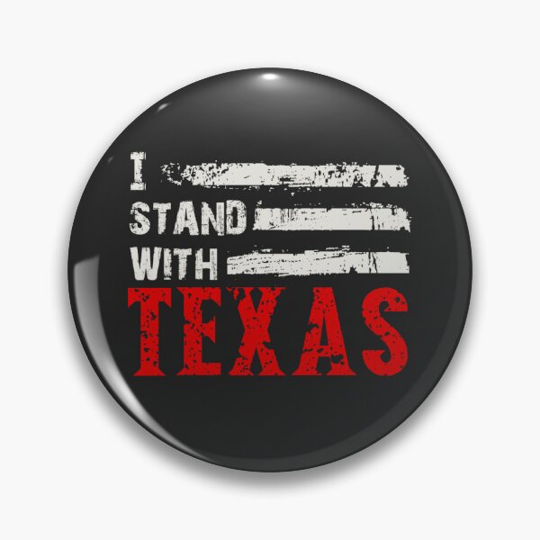 Item preview, I Stand with Texas Sticker Black/Red/White designed and sold by designfree123.