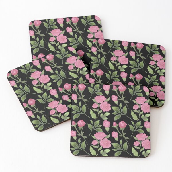 Item preview, The Camellia pattern 9 black designed and sold by AnnCamellia.