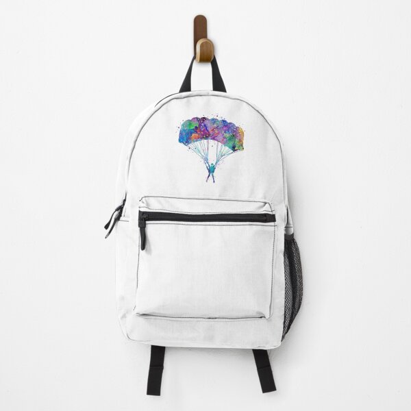 Item preview, Girl Skydiver Adventurous Watercolor Painting designed and sold by LotusGifts.