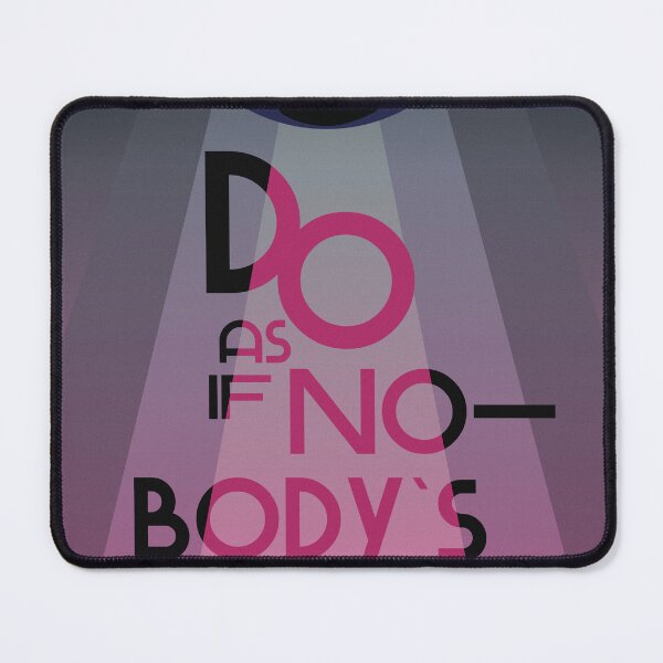 Item preview, do as if nobody`s watching poster. pink ver. designed and sold by puffySquare.