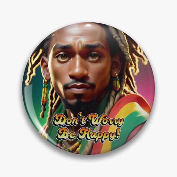 Artikelvorschau, Don't Worry Be Happy Rasta Man entworfen und verkauft von TheArtOfPat.