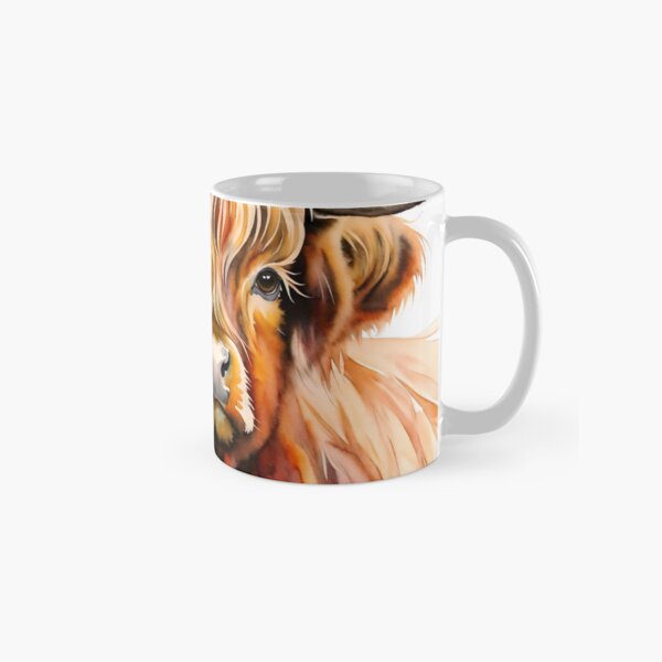 Item preview, Highland Cow With Flowers designed and sold by harshu77.