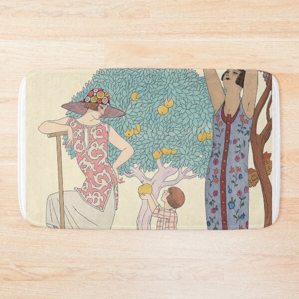 Item preview, George Barbier Art Deco Apple Tree designed and sold by InnerCitadel.