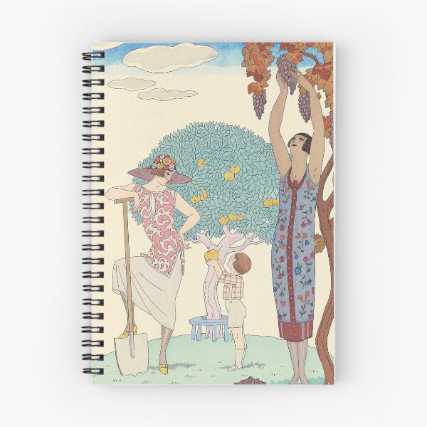 Item preview, George Barbier Art Deco Apple Tree designed and sold by InnerCitadel.