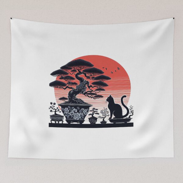 Item preview, With a cat bonsai 7 designed and sold by tohoku-jp.