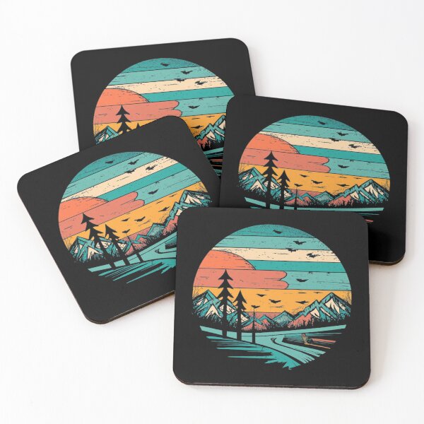 Item preview, Vintage colors sunset and landscape designed and sold by desinganddecor.