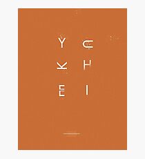 NCT Typography - Yukhei Photographic Print