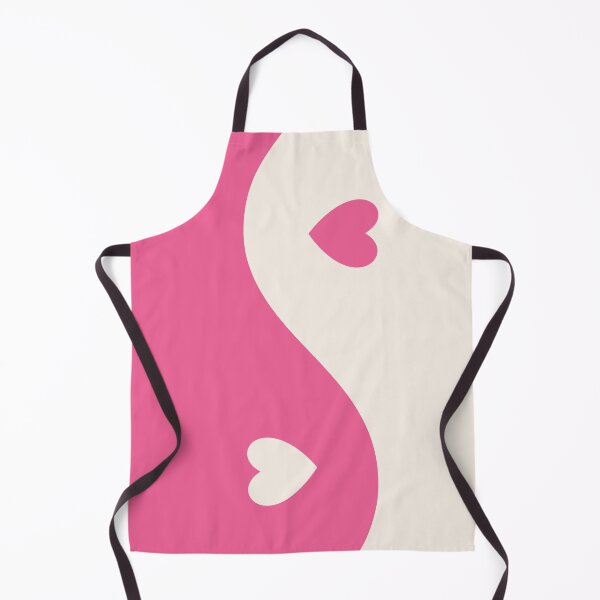 Item preview, Yin Yang Hearts Pink and Beige Aesthetic designed and sold by LinDraws.