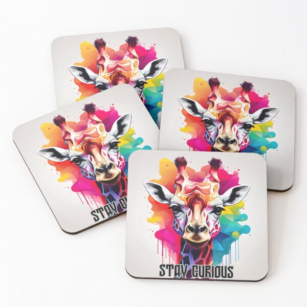 Item preview, neon giraffe designed and sold by bonjourmadame4.