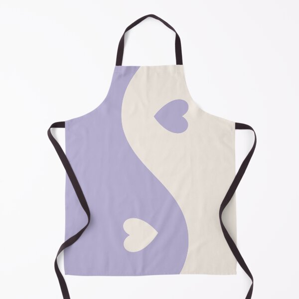 Item preview, Yin Yang Hearts Lilac and Beige Aesthetic designed and sold by LinDraws.