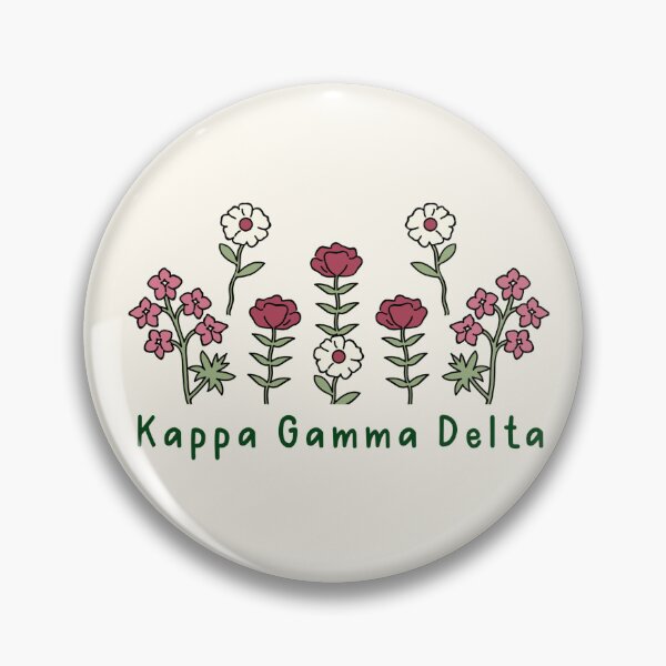 Item preview, Kappa Gamma Delta Flowers design designed and sold by KGD Theta Chapter.