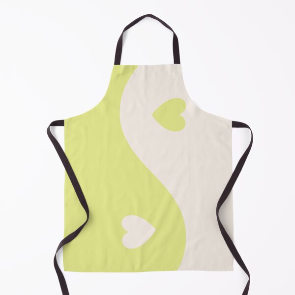 Item preview, Yin Yang Hearts Light Green and Beige Aesthetic designed and sold by LinDraws.