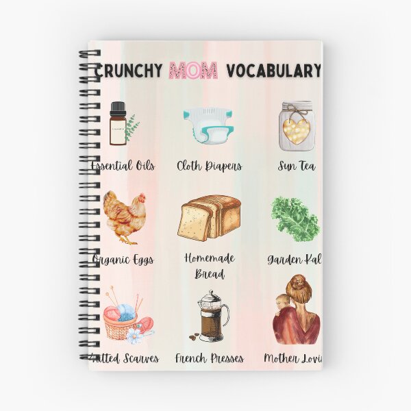 Item preview, Crunchy Mom Funny Vocabulary Chart and Definition of Crunchy Mama designed and sold by FreedByJesus.