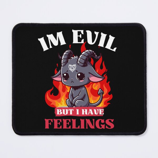 Item preview, Evil But I Have Feelings - Cute Baphomet designed and sold by Kawaii-n-Spice.