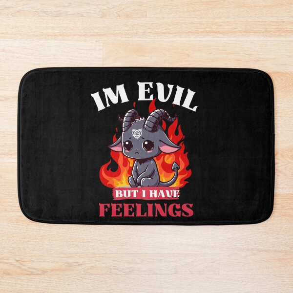 Item preview, Evil But I Have Feelings - Cute Baphomet designed and sold by Kawaii-n-Spice.