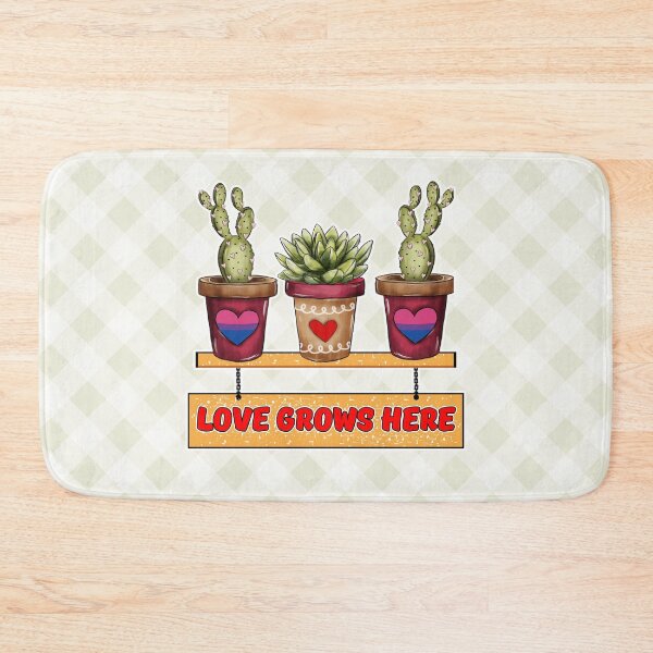 Item preview, Flower Pots with Hearts in Bisexual Flag Colors designed and sold by Savchuk-Vova.