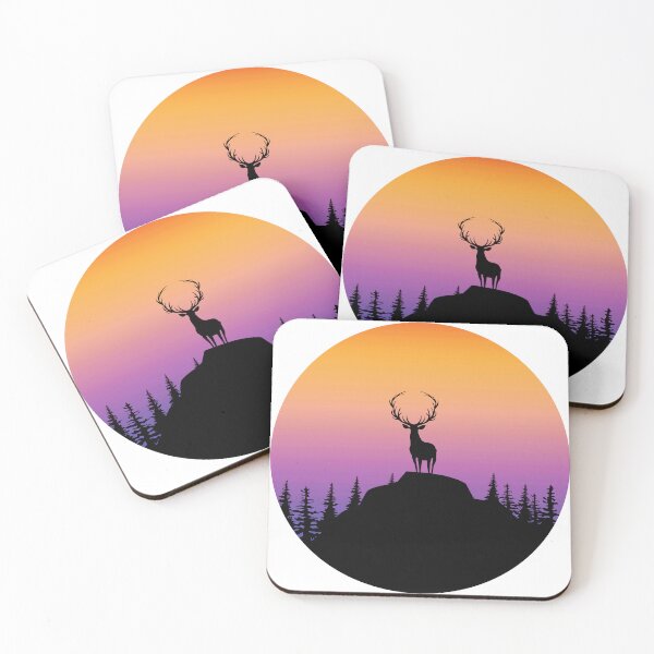 Item preview, Deer at Sunset designed and sold by thefigs.