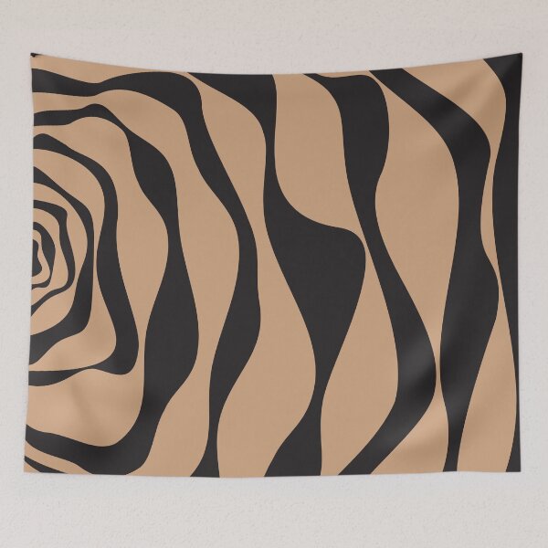 Item preview, Ebb and Flow 4 in Black and Tan designed and sold by LAEC-Shop.