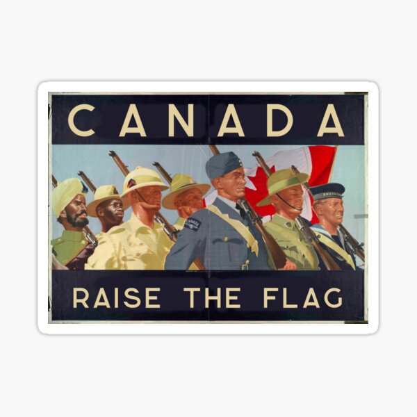 Canada - Raise The Flag Together T-Shirt Sticker