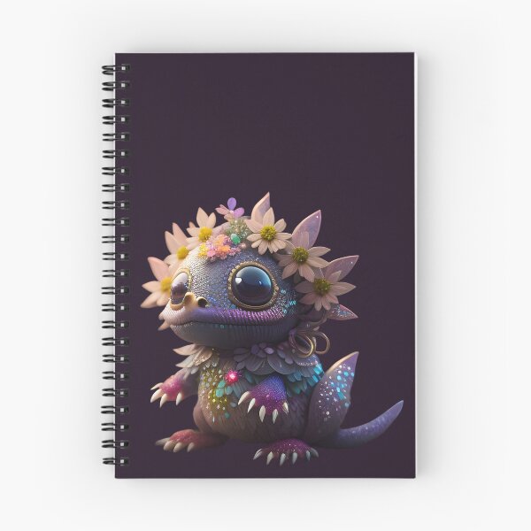 Item preview, Little purple floral creature | ai art designed and sold by marjessas-world.
