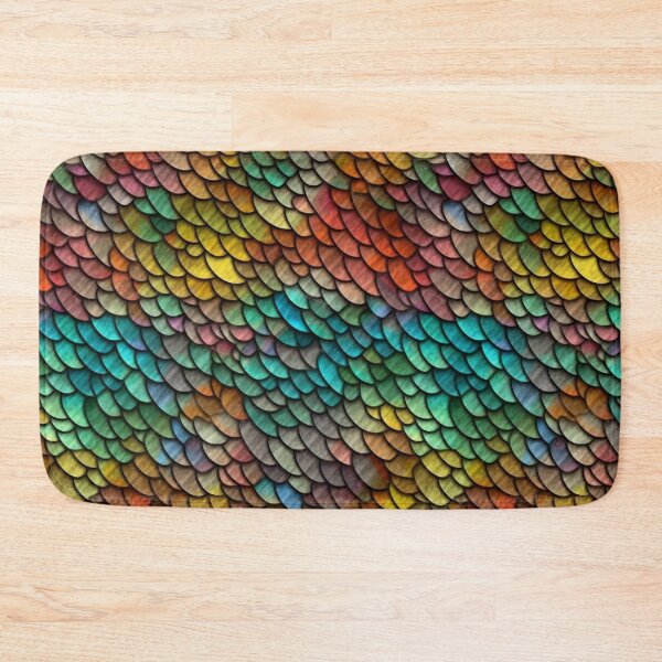 Item preview,  Colorful Dragon skin texture pattern - fantasy creature fairy tale designed and sold by Fantasy Cache.